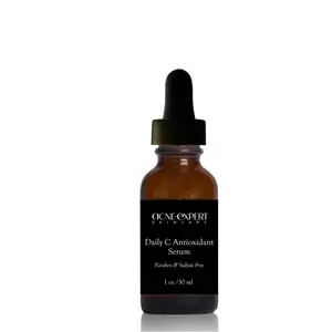Acne-Expert Skincare Daily C Antioxidant Serum - 1 oz Paraben & Sulfate Free Vitamin C for Brightening & Anti-Aging - Ideal for All Skin Types