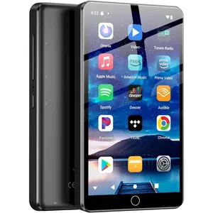 144GB(16GB+128GB) MP3 Player with Bluetooth and WiFi, Android 13 OS MP3 MP4 Player with 4" Touchscreen and Speaker, MP3 Music Players with Spotify, Audible, AmazonMusic, Play Store, Portable Player