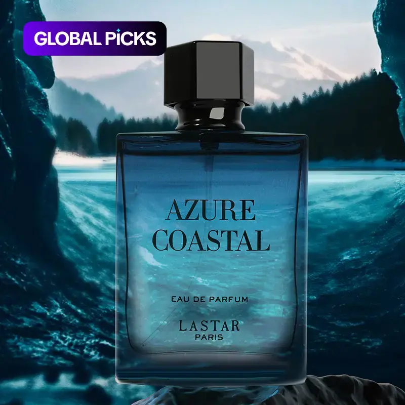 Men's Lastar Pheromone Eau De Parfum, Romantic Marine Perfume with a Long-Lasting Fresh Ocean Captivating Scent for Daytime & Dates, Blue Temptation Aromatic Fragrance #GLOBAL PICKS