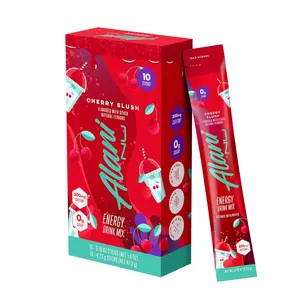 Alani Nu CHERRY SLUSH, Energy Sticks Drink Powder, 200mg Caffeine, Pre Workout Performance with Antioxidants, On-The-Go Drink Mix, Biotin, B Vitamins, Zero Sugar, 5 Calories, 10 Pack