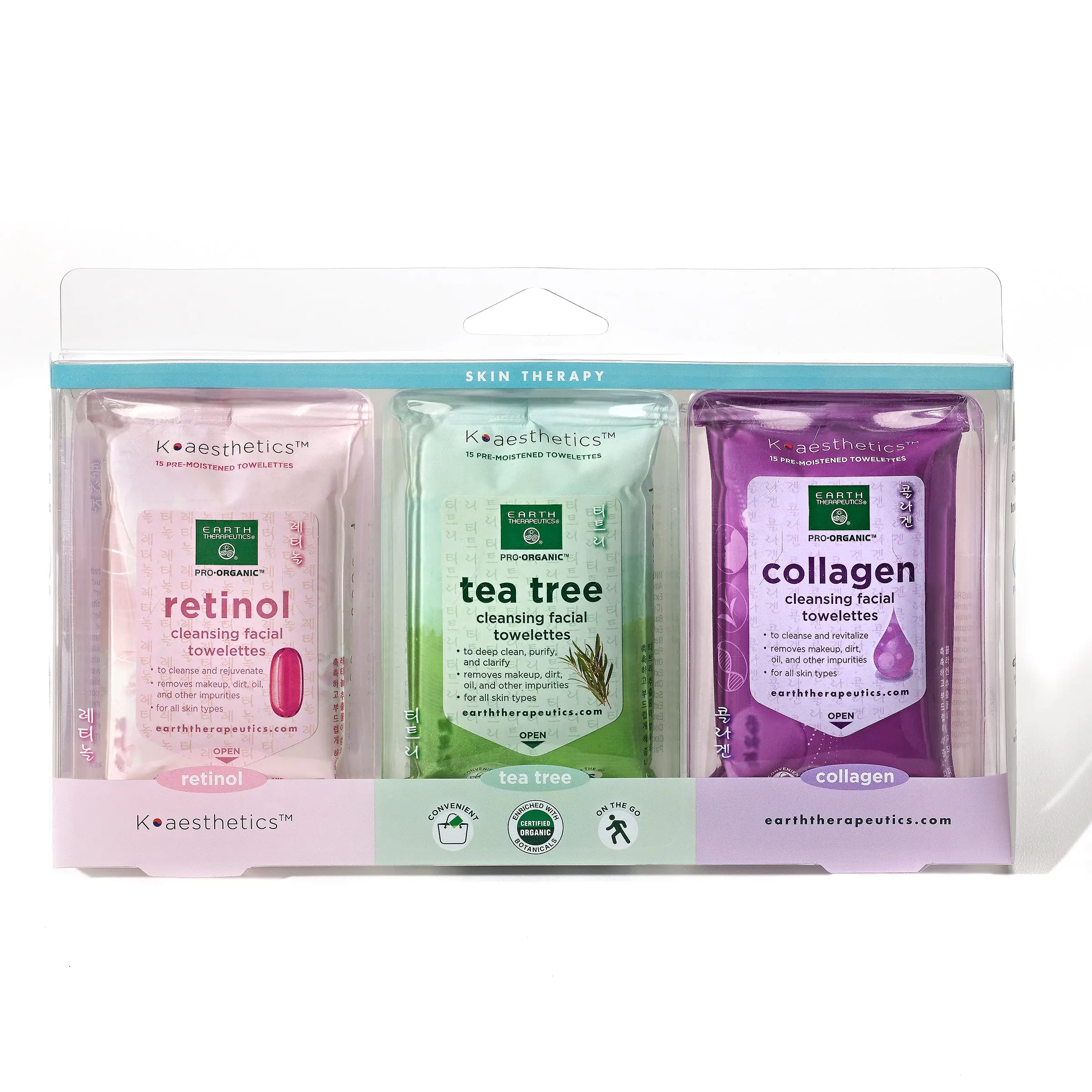Cleansing Facial Towelettes - 3 Pack - Travel Size
