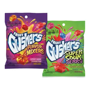 Gushers Flavor Mixers & Super Sour Berry  2-pack Big Bags 4.25oz Colorful Treats Fruit