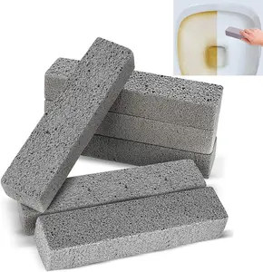 6Pack Pumice Stone for Toilet Cleaning Bowl Stick,Powerfully Cleans Hard Water Rings, Calcium Buildup & Stains, Suitable for Cleaning Toilet, Bathtubs, Kitchen Sink, Grill