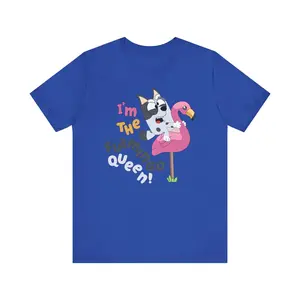 Muffin Shirt I'm the Flamingo Queen Shirt | Blue Dog Lover | Silly Blue Dog Lover Tee
