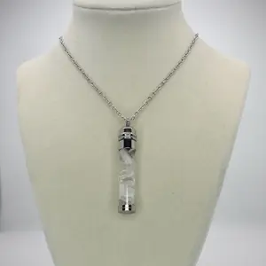 Quartz Moon Water Necklace