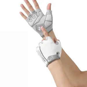 Wind Simple Half-Finger Sunscreen Gloves, Polyester Quick-Dry Fabric, Lightweight Breathable Anti-Slip, Cycling/fitness/hiking, Summer Outdoor UV Protection