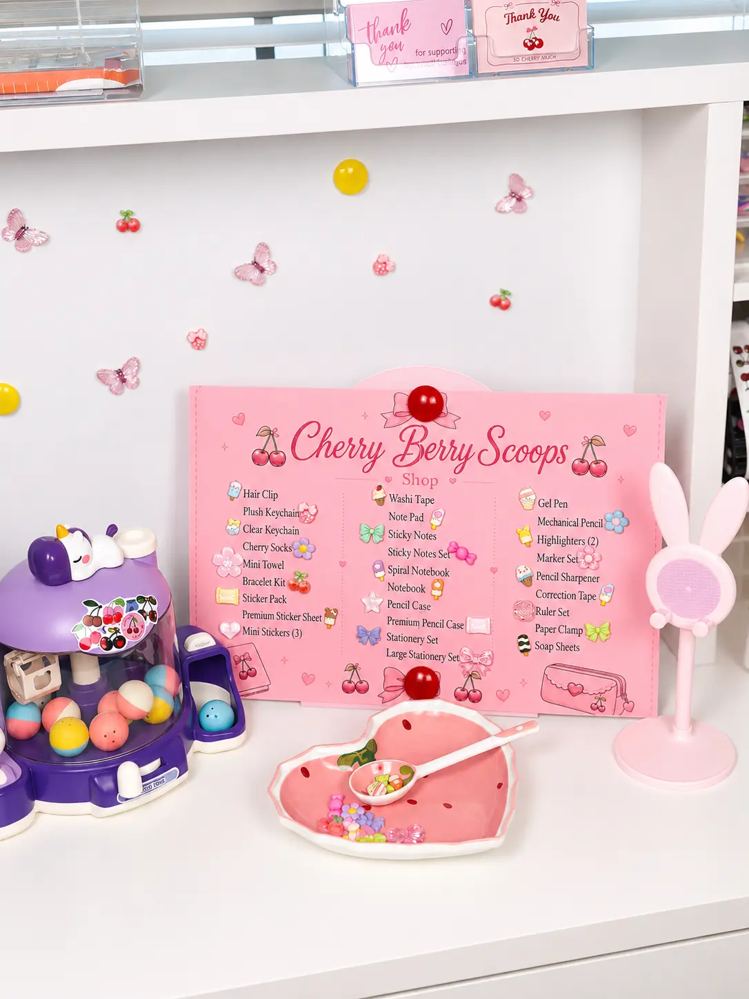 CherryBerry Scoop Box | 2 Scoops + 1 Gacha Surprise