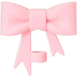 10mm Silicone Bow Straw Covers for Stanley 40&30 Oz Cup, Pink, 1 Count