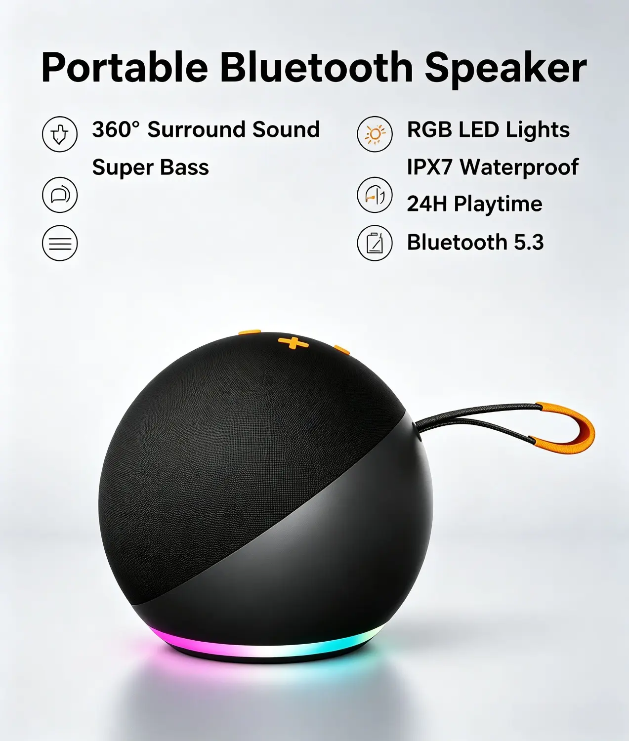 Portable Owl-Designed  - Compact,High-Quality Durable, RMS Audio Wattage Home Amplifier, Deep Bass , AUX Connection,  Charging Cable  for sleep, Stereo Wireless Bluetooth Nest Mini  magsafe  volume knob crystal-clear sound vinyl speaker usb input