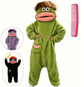 Cute Monster Wearable Blanket Hoodie, Soft Sugar Fleece Loose Comfortable Pullover, Warm Cozy Hooded Blanket, Ideal for Home Leisure, Party, Birthday Gift & Cold Weather Essentials