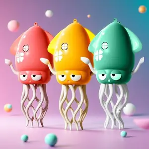 Dancing octopus  with lights and music, interactive automatic obstacle avoidance octopus crawling , fun participatory game activities cool gift toy duck Auto-Dance Obstacle-Sensing Octopus Toy electric squid