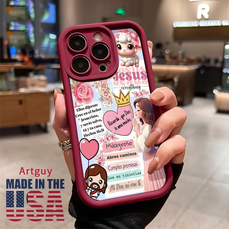 Phone case for iPhone 16 Pro Max 15 Plus 16E 14 13 12 11 XS XR Faith and Love Collage Advanced fashion gift Anti-Scratch Shockproof TPU Bumper Drop-proof Cover