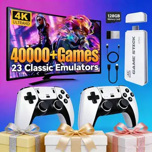2026 Retro Arcade Console 40,000+ Games | Ultimate Birthday's Gift for Game Lovers 4K HDMI Wireless Emulator