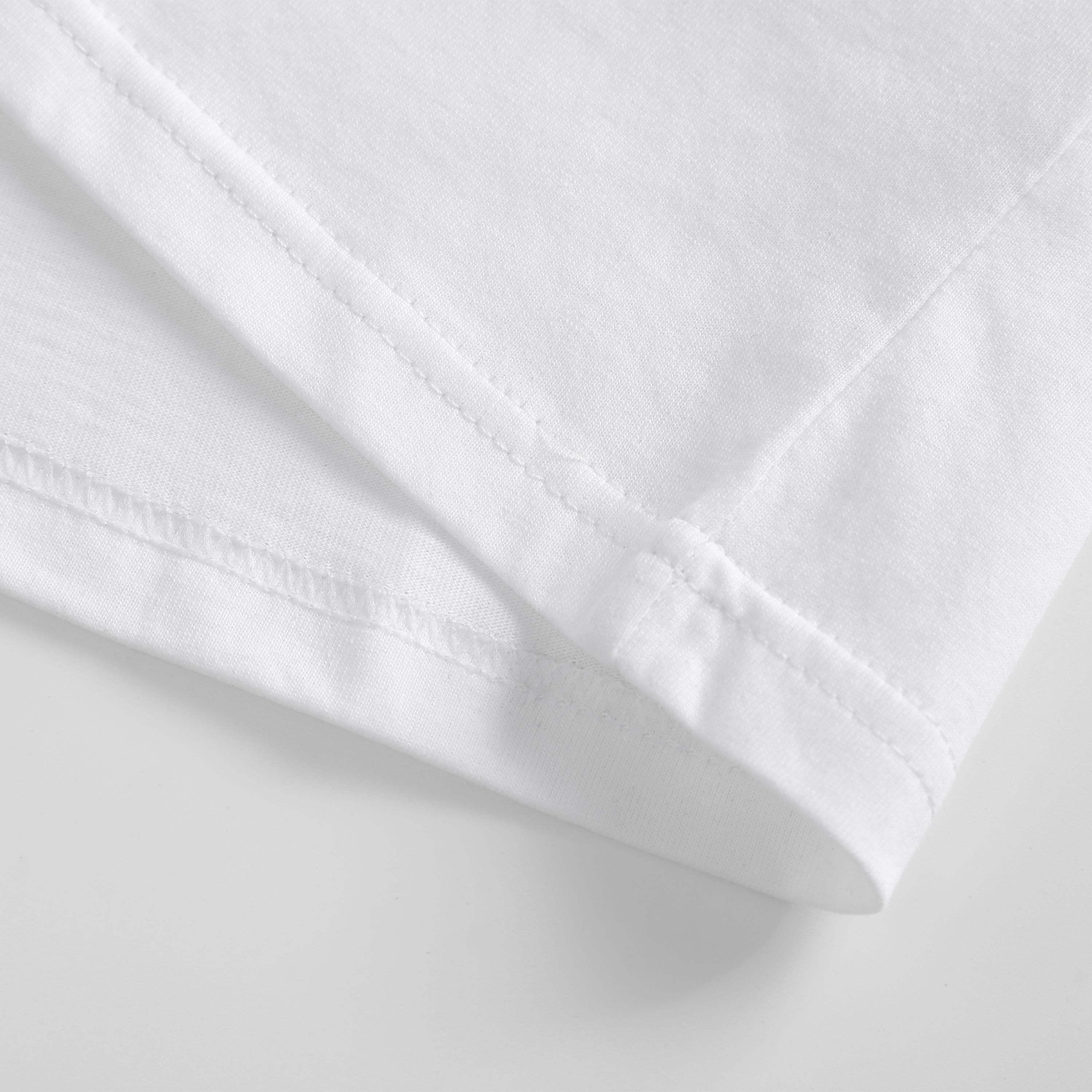 Unisex summer solid-color short-sleeve T-shirt made of pure cotton, relaxed drop-shoulder fit, moisture-wicking and breathable, skin-friendly and comfortable.