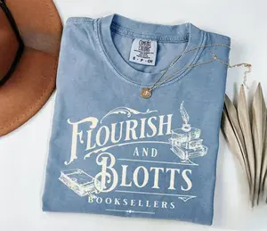 Flourish and Blotts Shirt, Wizard Shirt, Magic School Shirt, Family Vacation Matching Shirt, Potterhead Gift Tee, Wizard Movie Shirt, Magic Bookstore Shirt Top Womenswear