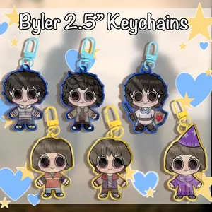 ST Byler Strange Things 2.5 Inch Arcylic Keychains