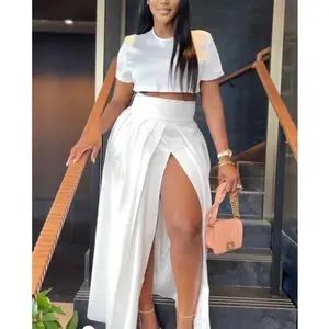 That’s what I like- White skirt set Casual Wear