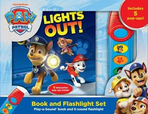Nickelodeon Paw Patrol: Lights Out! Book and 5-Sound Flashlight Set [With Flashlight and Battery] -- Harry Moore, Mixed Media Product