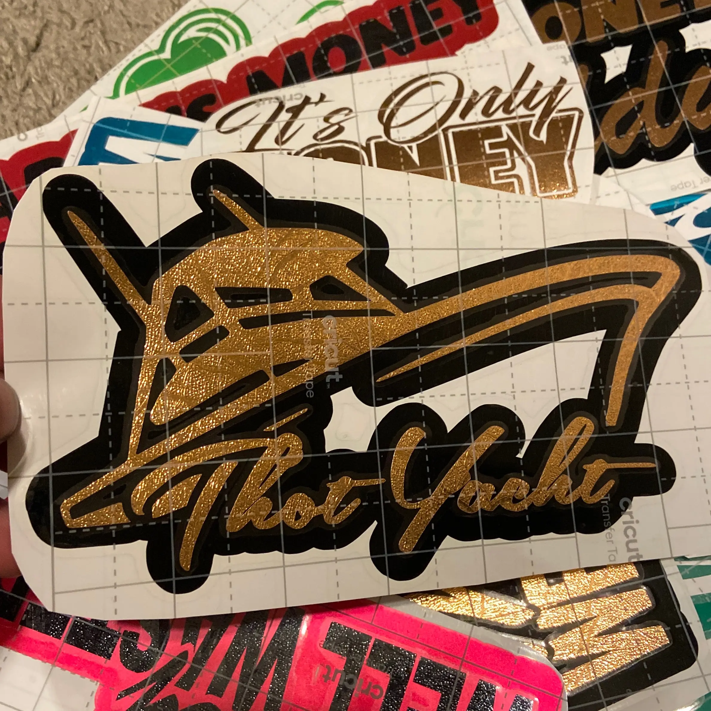 “Thot yacht” decal
