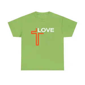 Faith & Love Unisex Heavy Cotton Tee Boohooman graphic christian clothing