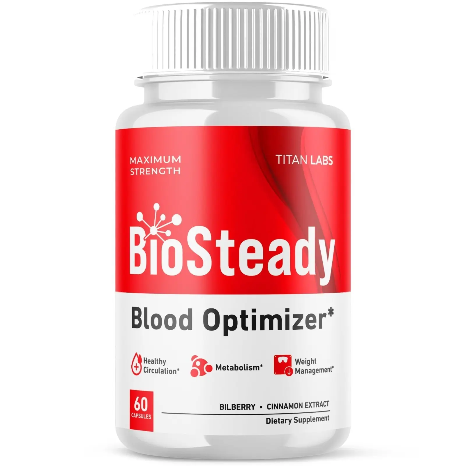 Biosteady Advanced Support Blood Supplement Bio Steady 60 Capsules