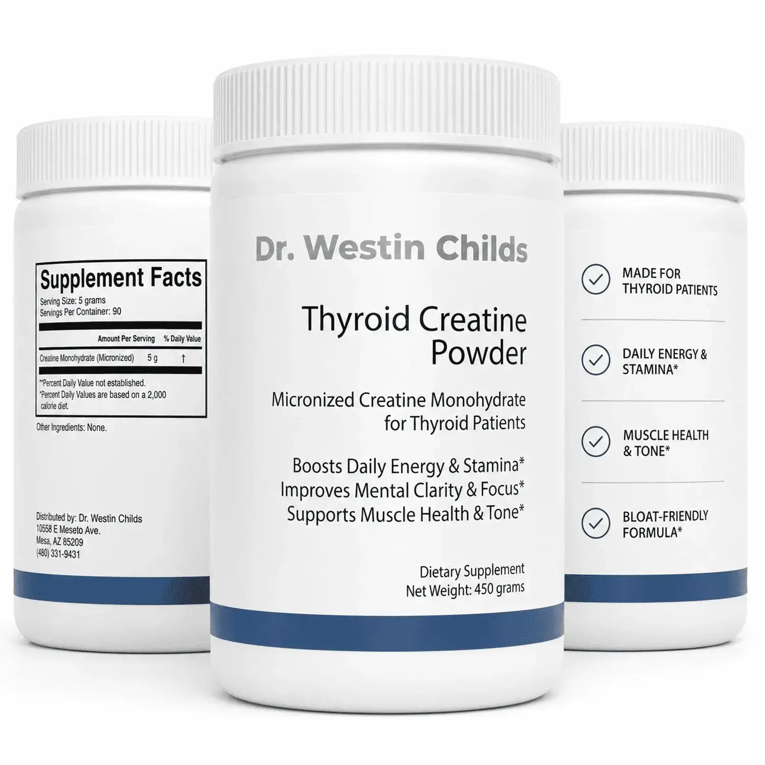 Dr. Westin Childs Micronized Creatine Monohydrate Powder | 90-Day Supply