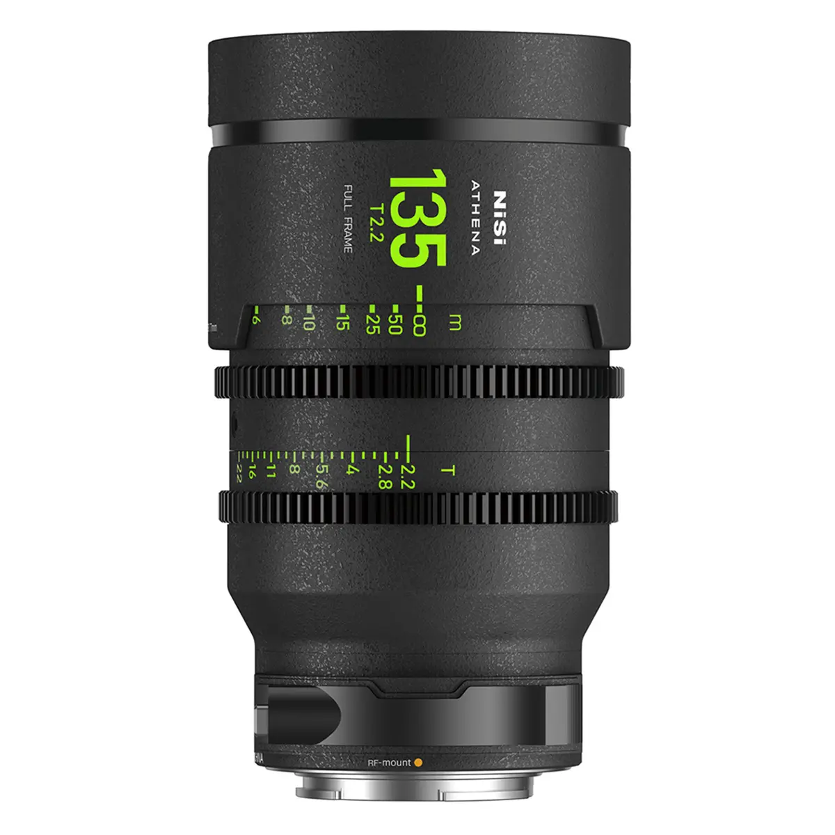 NiSi ATHENA PRIME 135mm T2.2 Cam Cine Lens with Filter Holder, for Canon RF Mount