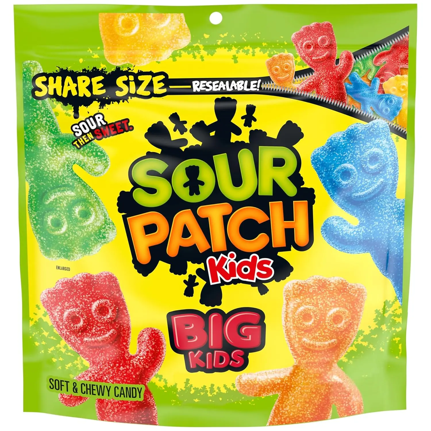 Sour Patch Kids Big Kids Soft & Chewy Gummies, Share-Size Sweet Snack Food