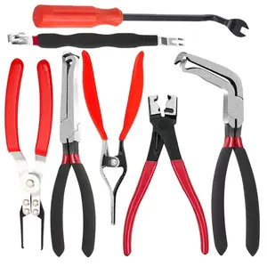 [Summervibes] 7 Pcs Electrical Disconnect Pliers for Cars,Automotive Electrical Plug Connector Disconnect Tool,Connector Separator,Hose Clamp Pliers,Halloween Christmas Party Gifts,Hand Tools Kits