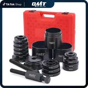 Orion Motor Tech 24pc Wheel Bearing Press Kit, Front Wheel Drive Bearing Removal & Installation Tool Set, Bearing Puller Installer Remover with Sliding Screws & Bushings for Cars & Light Trucks-Steering Replacement Black