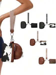 Animal texture wallet, handbag for women, durable fabric design, very suitable for daily use, casual women's simple wallet, wrist strap multifunctional key wallet, detachable card slot mini wallet, suitable for sports, daily outing, Casual Trendy Wallet