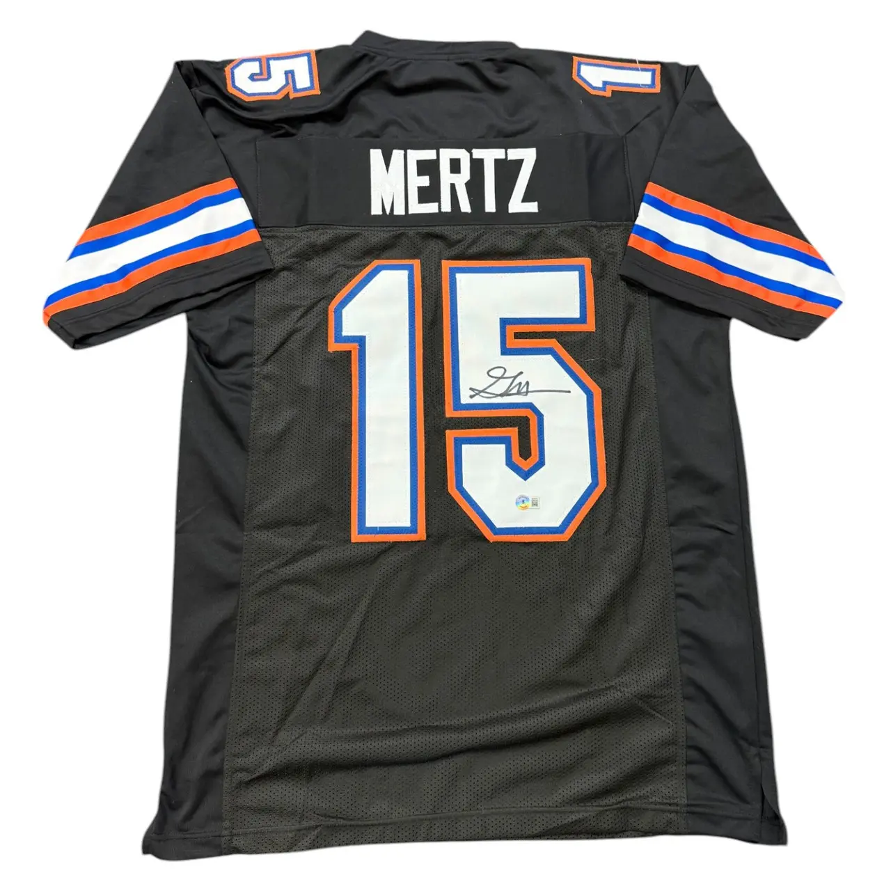 Graham Mertz Autographed Florida Gators Black Custom Jersey - Beckett