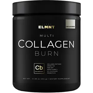 Super Multi Collagen Powder for Women w. Probiotics, ACV, KSM66, Phytosome Green T, Biotin - Thermogenic Collagen Supplement for Gut Hair Skin Nails