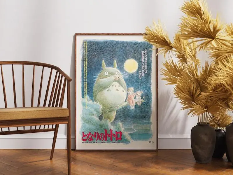 My Neighbor Totoro (1988) by Studio Ghibli Movie Poster, High Quality Film Print,