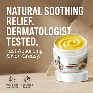 Advanced Herbal Soothing Cream Anti-Itch Ointment for Bug Bites Eczema Psoriasis Dry Skin Relief Fast Cooling Skin Barrier Repair Balm with Natural Plant Extracts Non-Greasy Body Care