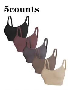【Plus Size】 Seamless Wireless Bra, Soft Microfiber Design, Tight Shoulder Straps, Second Skin Effect, Ultimate Comfort, All Seasons Wear