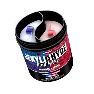 Jekyll & Hyde Dual Tub Pre-Workout Blue Razz and Blood Berry