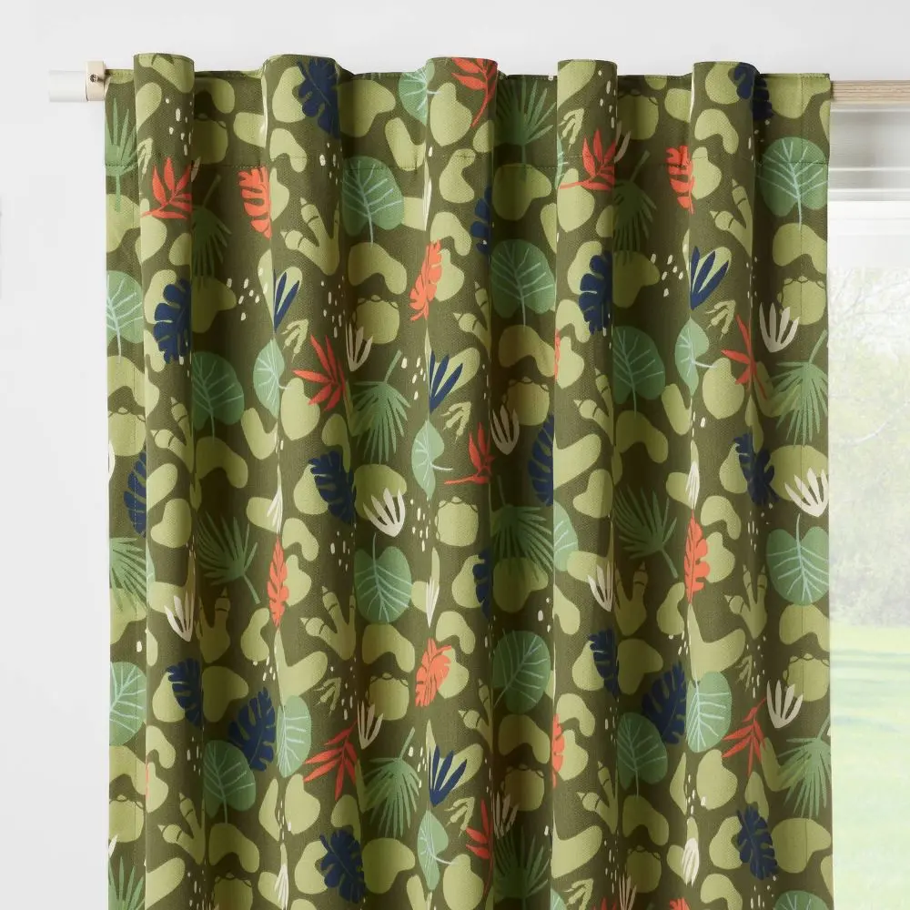 Dinosaur Full Printed out Kids' Curtain Panel - Pillowfort