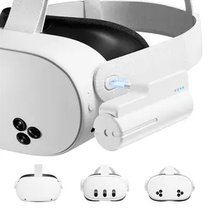 @STELLAR Battery Pack for Meta Oculus Quest 2/3/3s, Fast Charging18W 5000mAh Head Strap Battery for Quest 3S/3/2 Accessories -Lightweight & Portable Rechargeble Extended Battery Extra VR Playtime