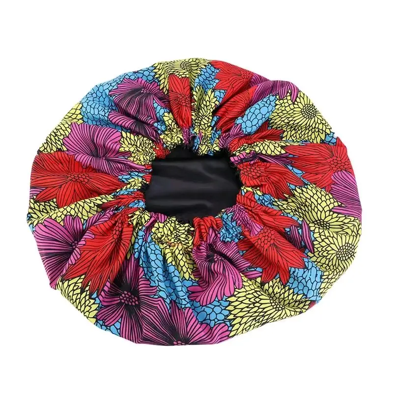 Colorful african print bonnet