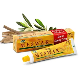 Meswak Toothpaste 200 Gram - Herbal Formula with Miswak Extract for Strong Teeth & Healthy Gums - Natural Oral Care Without Harmful Chemicals