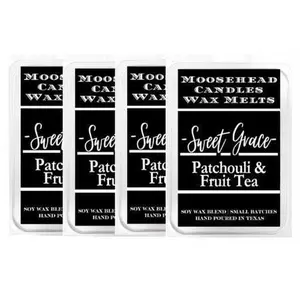 "Sweeter Grace Scented Wax Melts 4 Pack - Patchouli & Berry Fragrance