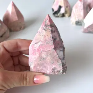 Peruvian Rhodonite Top Polished Point
