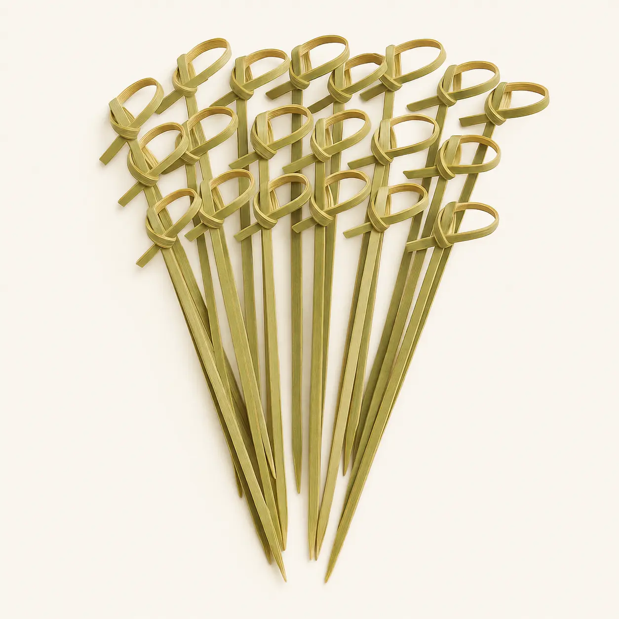 Bamboo Knot Picks & Cocktail Skewers – 4.5, 6 Inch