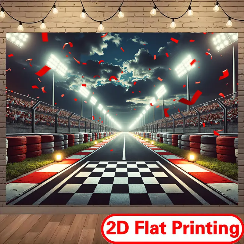2D Flat Print Polyester Banner - Party Decorations Banners, Theater Performance Stage Backdrop