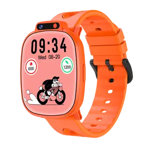 LAXASFIT Stylish Kids’ Multifunctional Educational Touchscreen Smartwatch - 1.9-in HD Eye-Friendly Screen, Educational Games, Calorie Tracking, Sleep Monitoring, Silicone Wearable Wristwatch Devices for Android, Kids’ Birthday Gift