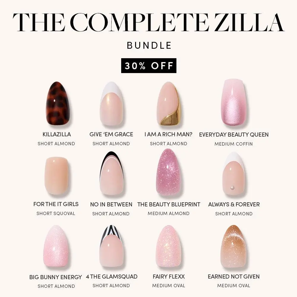 GLAMNETIC X GLAMZILLA: GLAMSQUAD FOREVER Press On Nail Full Sets Collection