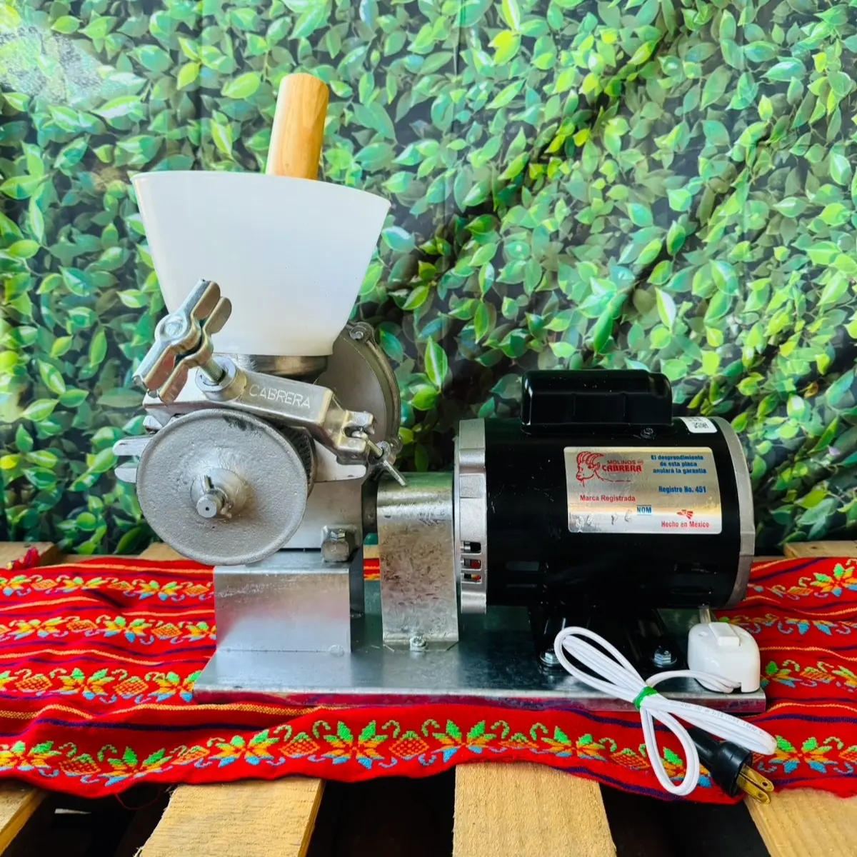 Mexican Electric Corn Grain Mill Cabrera