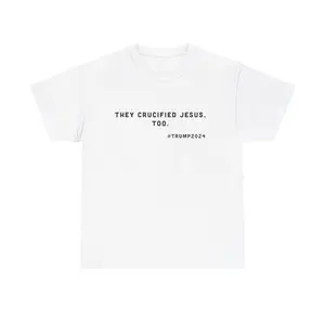 UNIVERSAL THREADS 'Crucified' Black Text Graphic Tee
