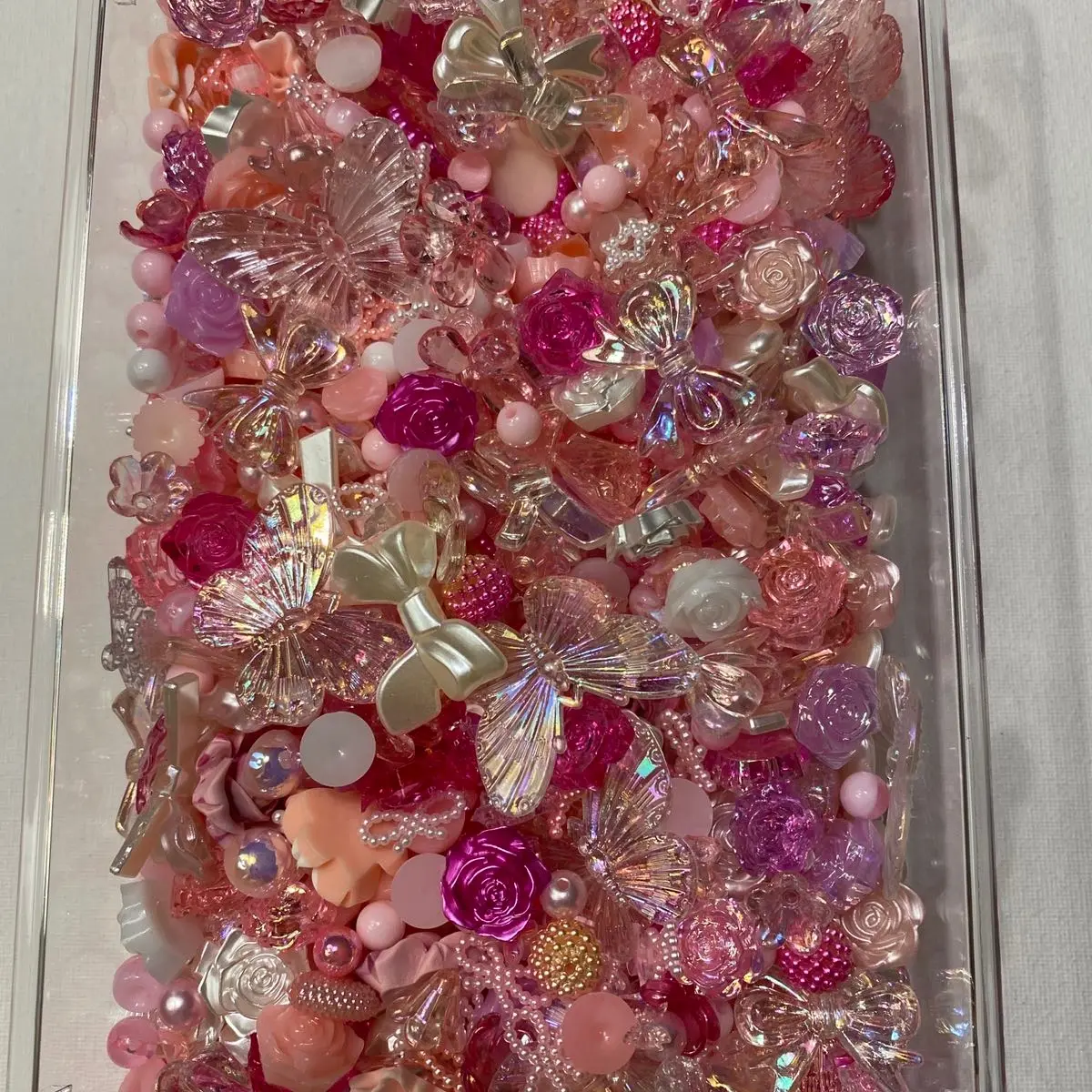Pretty Princess: resin charms, beads, acrylic charms